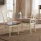 Baxton Studio Napoleon Buttermilk and "Cherry" Brown Finishing Wood Dining Chair, PK2 126-6944 - alternate 3